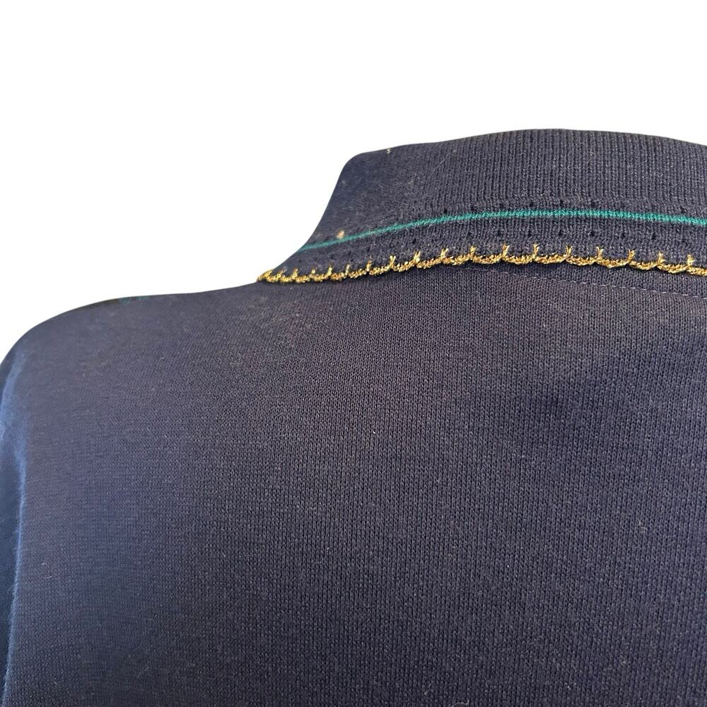 Vintage 80s Cape Cod Sportswear Plaid Knit Sweater Sz L - Picture 12 of 15